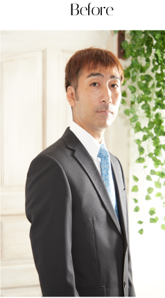 お見合い撮影beforeの写真